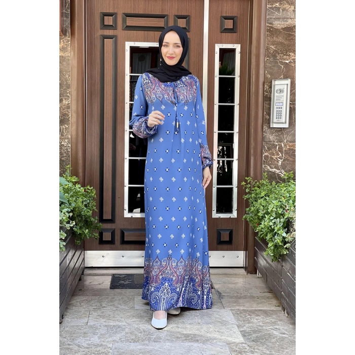 Moda Çizgi Tesettür Elbise