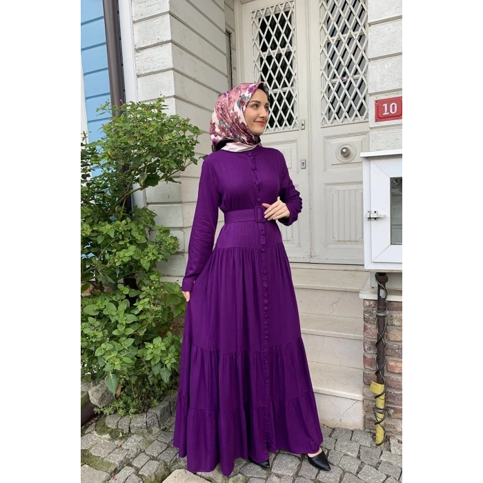 Moda Çizgi Tesettür Elbise