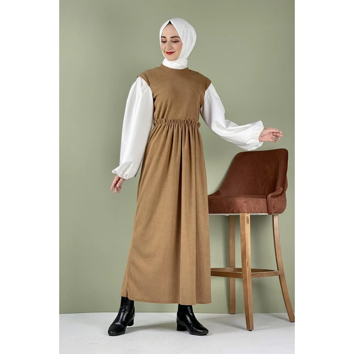 Moda Çizgi Tesettür Elbise