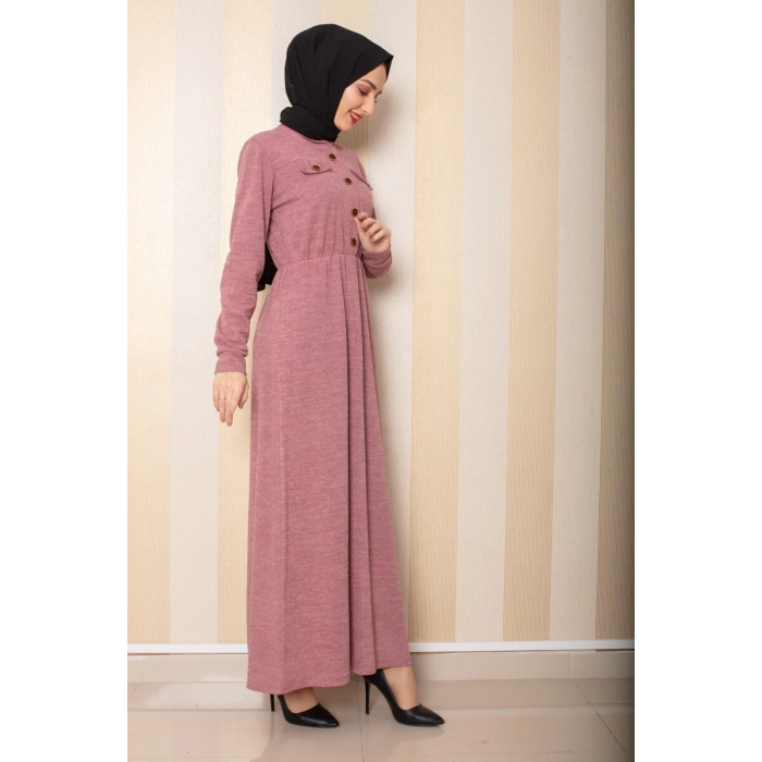 Moda Çizgi Tesettür Elbise