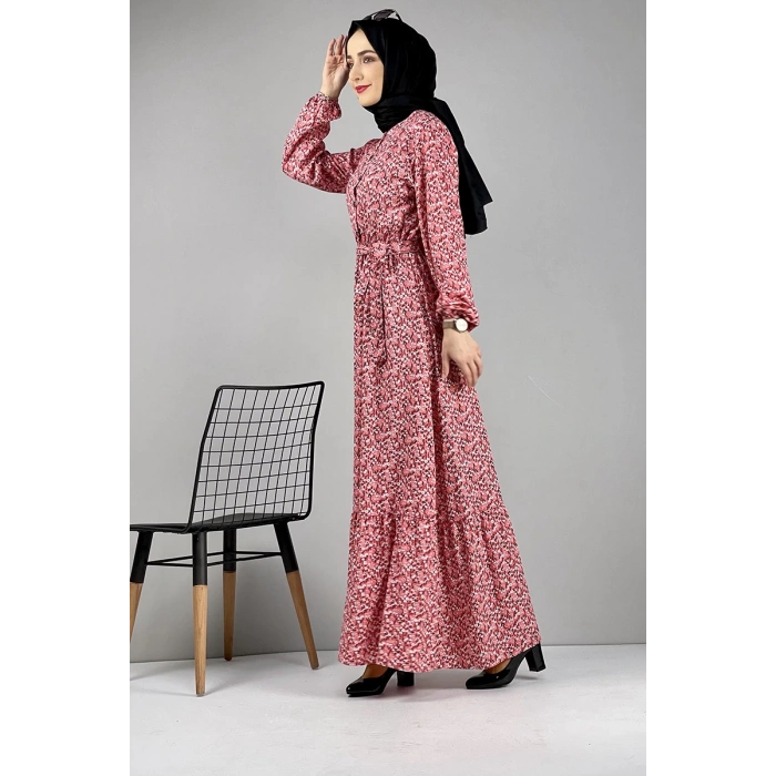 Moda Çizgi Tesettür Elbise