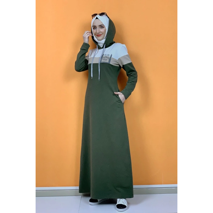 Moda Çizgi Tesettür Elbise