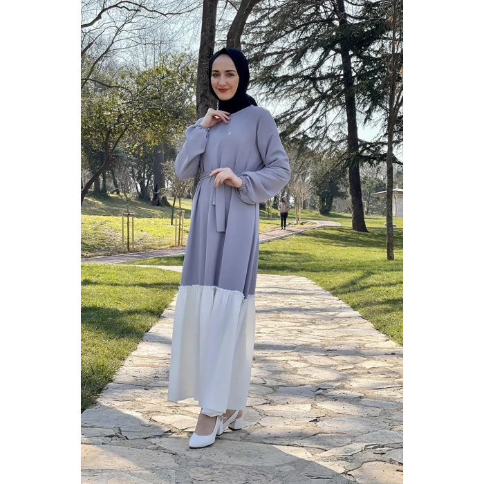 Moda Çizgi Tesettür Elbise