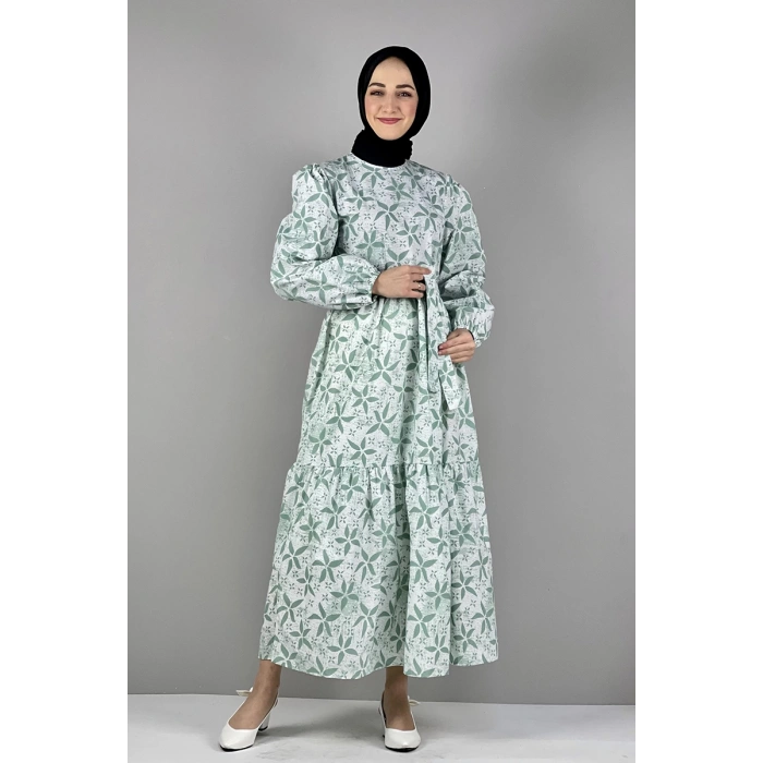 Moda Çizgi Tesettür Elbise