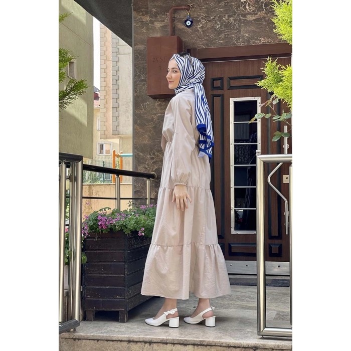 Moda Çizgi Tesettür Elbise