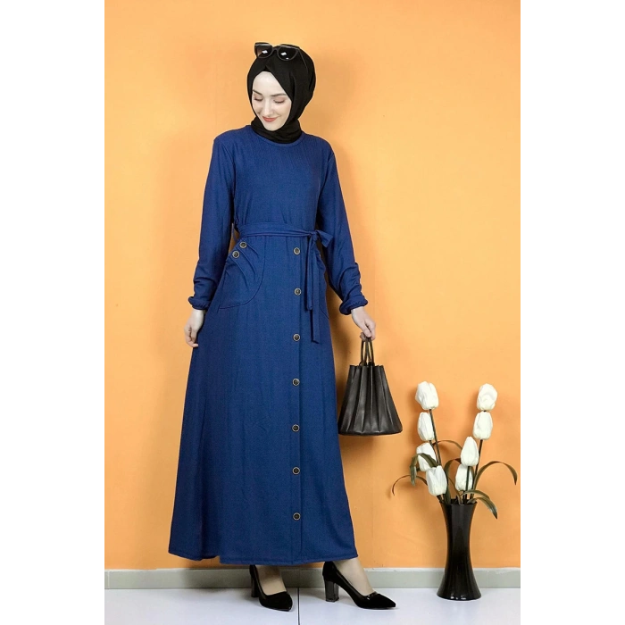 Moda Çizgi Tesettür Elbise