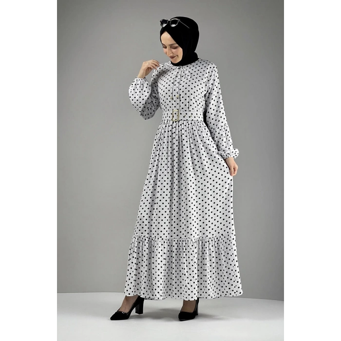 Moda Çizgi Tesettür Elbise