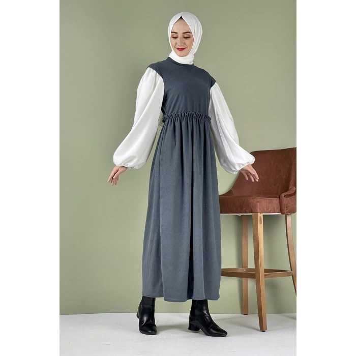 Moda Çizgi Tesettür Elbise