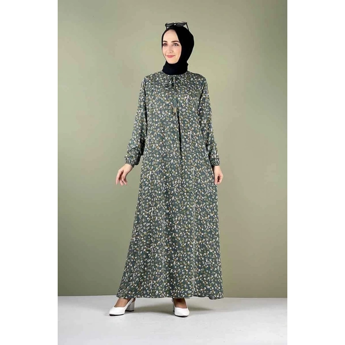 Moda Çizgi Tesettür Elbise