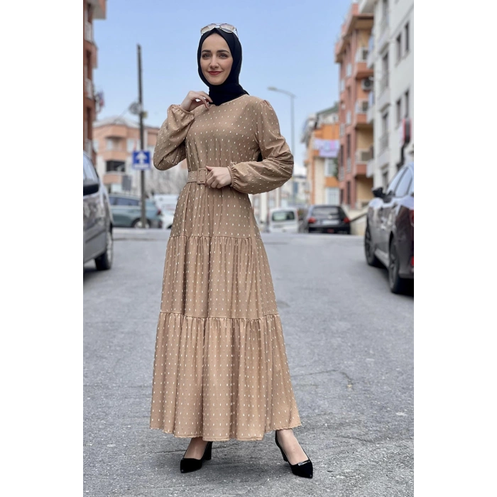 Moda Çizgi Tesettür Elbise