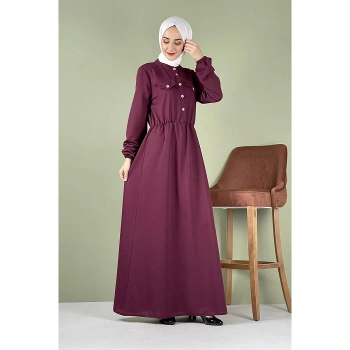 Moda Çizgi Tesettür Elbise