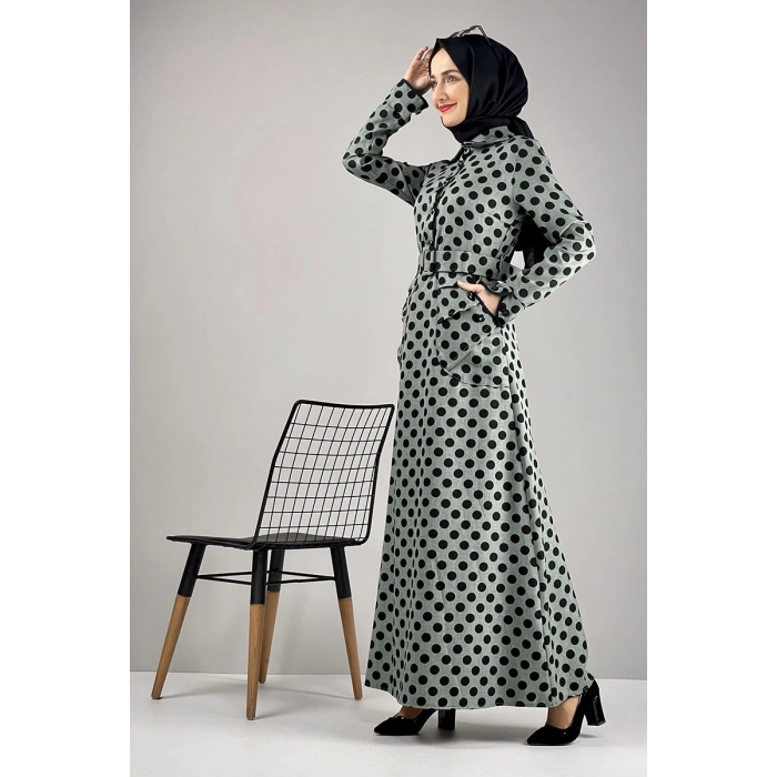 Moda Çizgi Tesettür Elbise