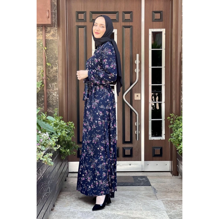 Moda Çizgi Tesettür Elbise