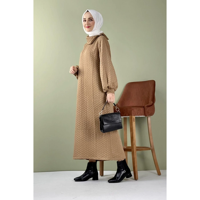 Moda Çizgi Tesettür Elbise