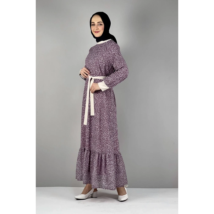 Moda Çizgi Tesettür Elbise