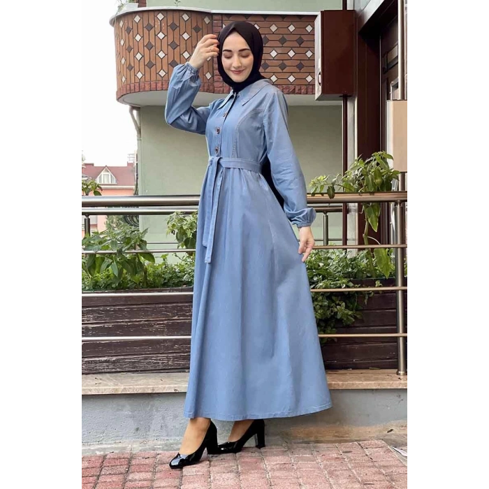 Moda Çizgi Tesettür Elbise