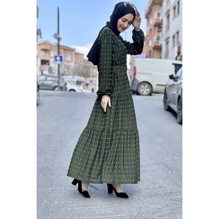 Moda Çizgi Tesettür Elbise