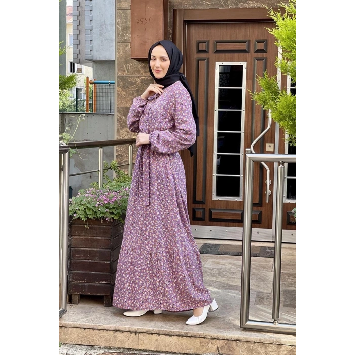 Moda Çizgi Tesettür Elbise