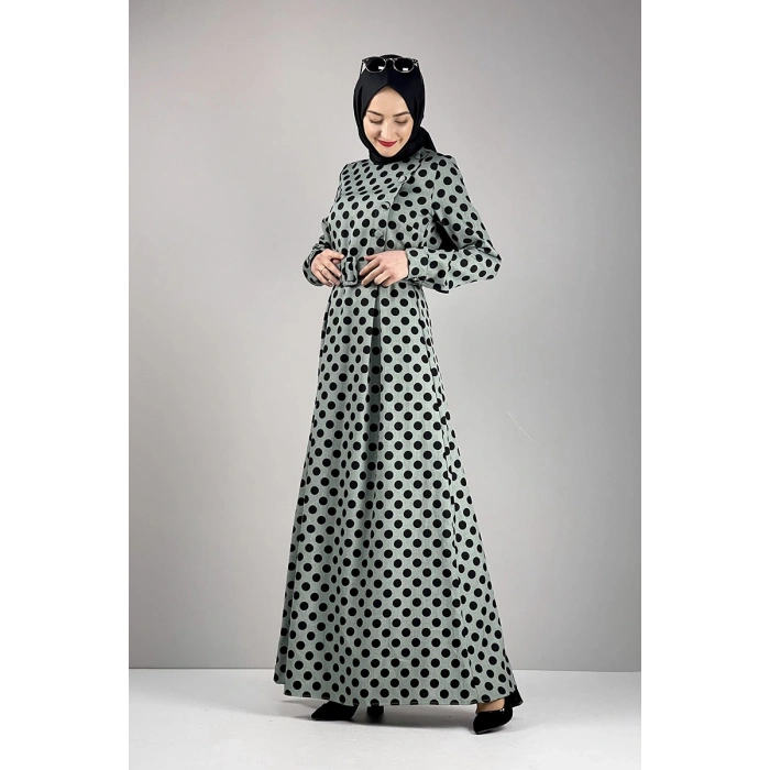 Moda Çizgi Tesettür Elbise