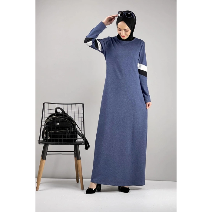 Moda Çizgi Tesettür Elbise