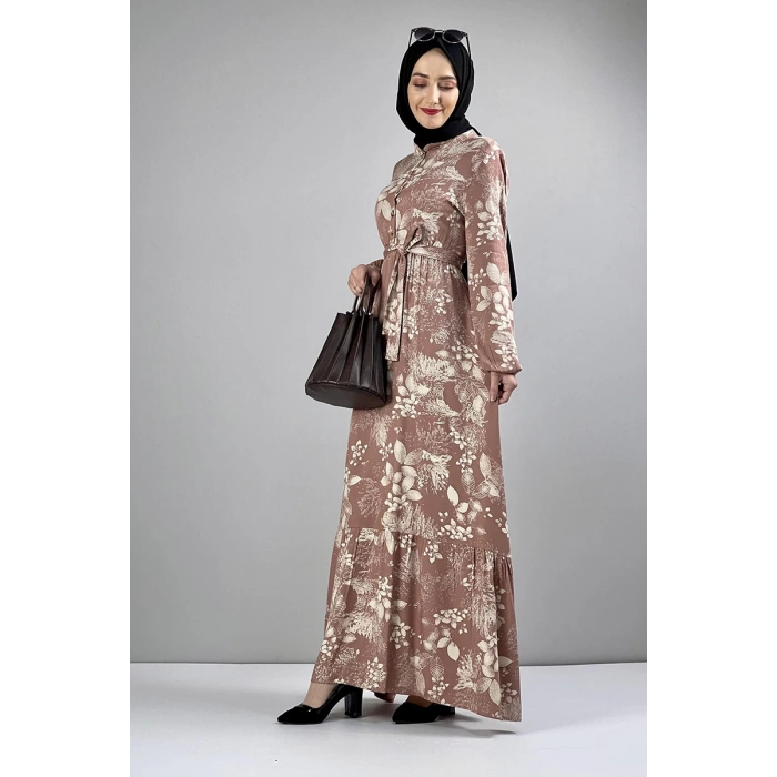 Moda Çizgi Tesettür Elbise