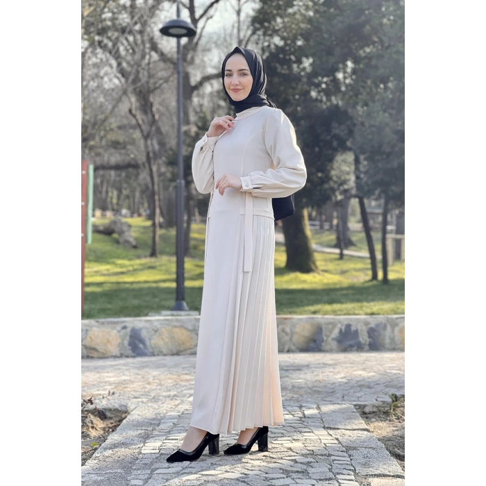 Moda Çizgi Tesettür Elbise