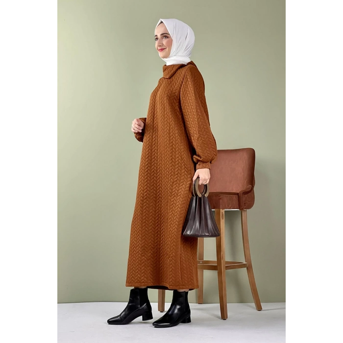Moda Çizgi Tesettür Elbise