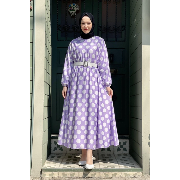 Moda Çizgi Tesettür Elbise