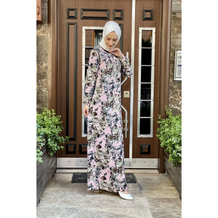 Moda Çizgi Tesettür Elbise