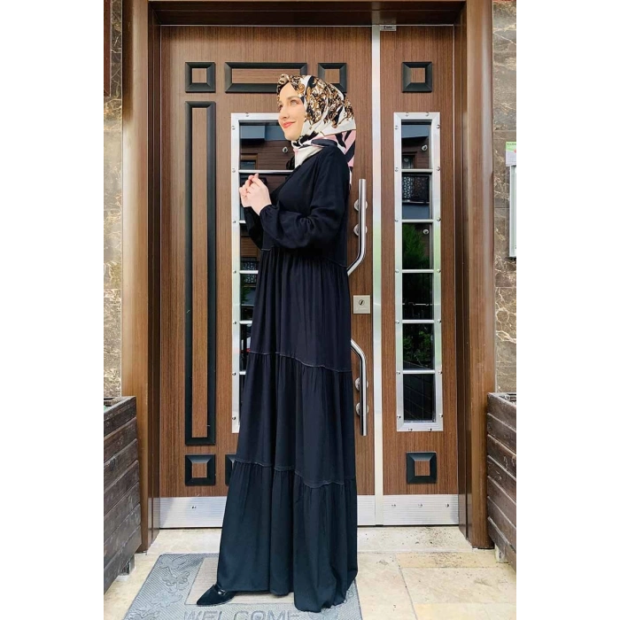 Moda Çizgi Tesettür Elbise
