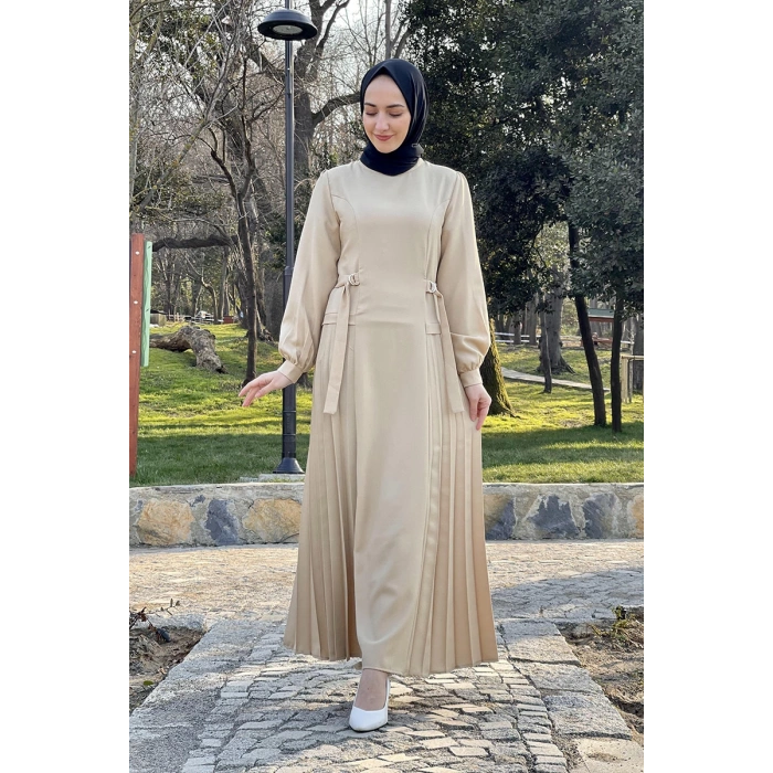 Moda Çizgi Tesettür Elbise