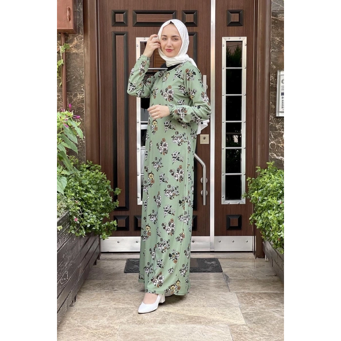 Moda Çizgi Tesettür Elbise