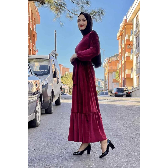 Moda Çizgi Tesettür Elbise