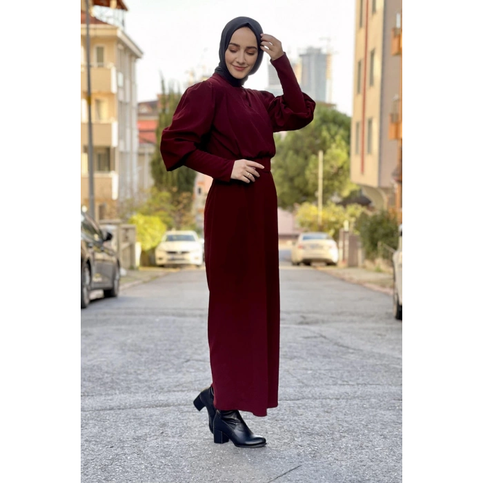 Moda Çizgi Tesettür Elbise