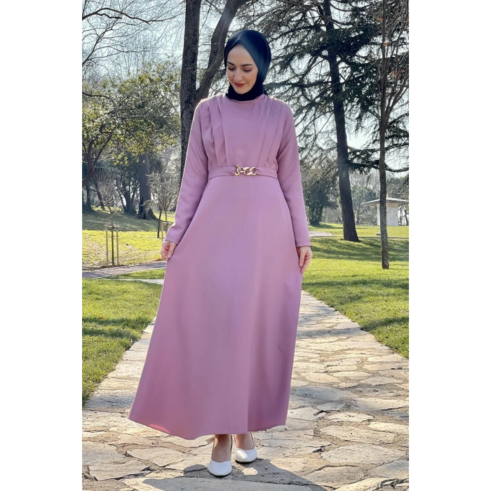 Moda Çizgi Tesettür Elbise