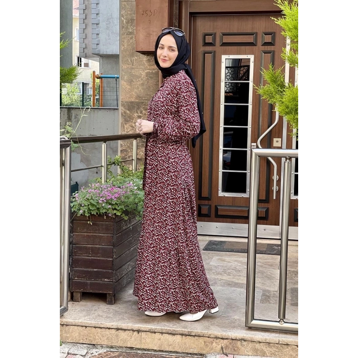 Moda Çizgi Tesettür Elbise