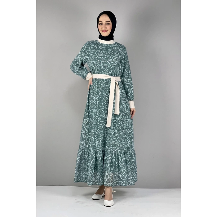 Moda Çizgi Tesettür Elbise