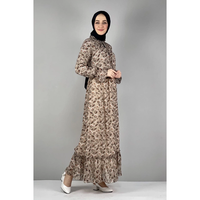 Moda Çizgi Tesettür Elbise