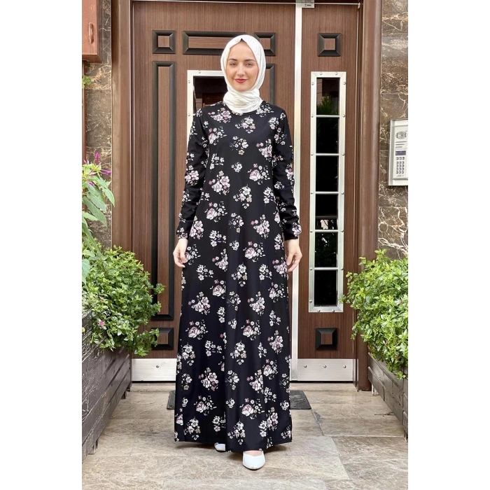 Moda Çizgi Tesettür Elbise