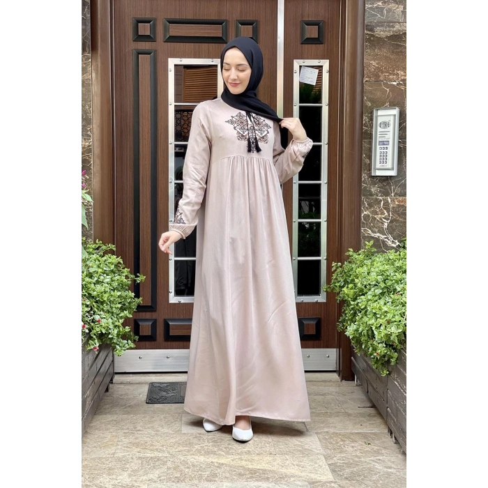 Moda Çizgi Tesettür Elbise