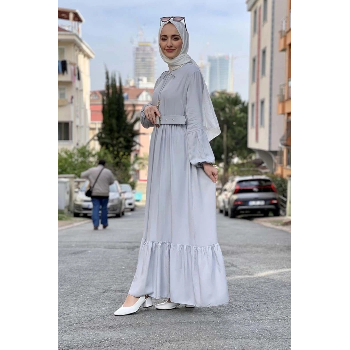 Moda Çizgi Tesettür Elbise