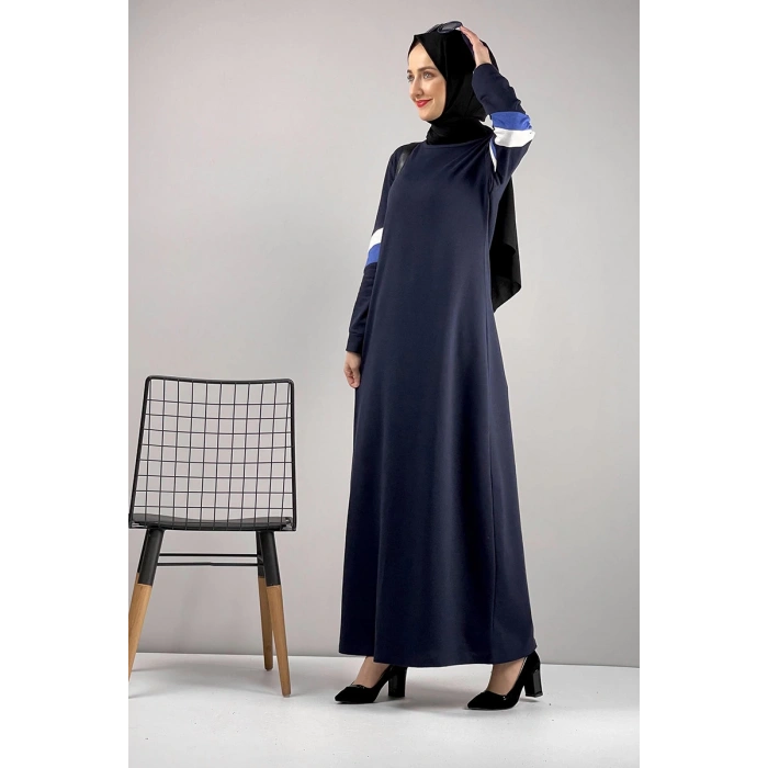Moda Çizgi Tesettür Elbise