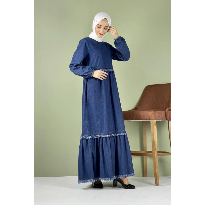 Moda Çizgi Tesettür Elbise