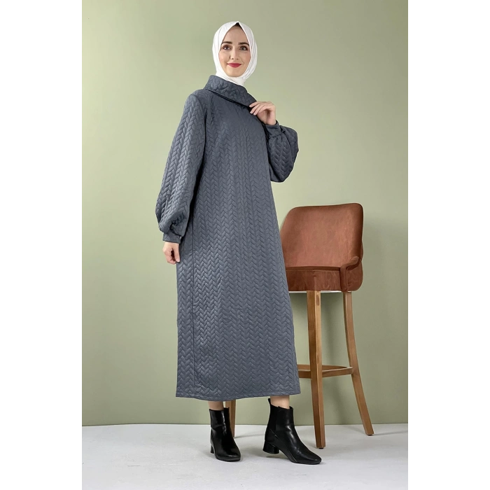 Moda Çizgi Tesettür Elbise