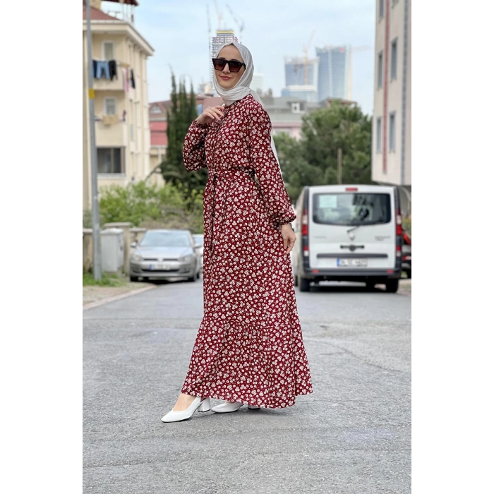 Moda Çizgi Tesettür Elbise