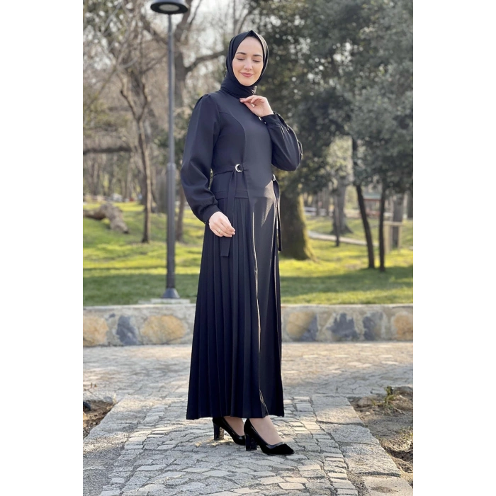 Moda Çizgi Tesettür Elbise
