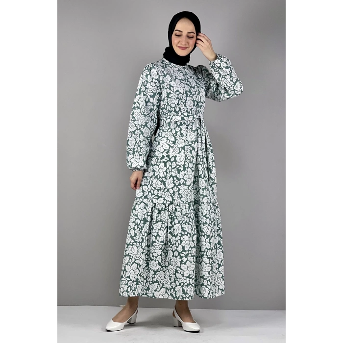 Moda Çizgi Tesettür Elbise