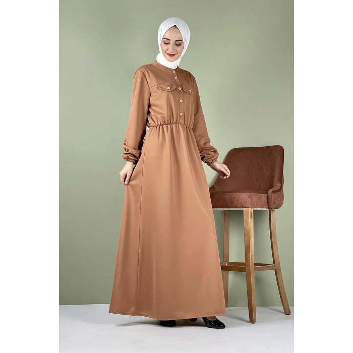 Moda Çizgi Tesettür Elbise