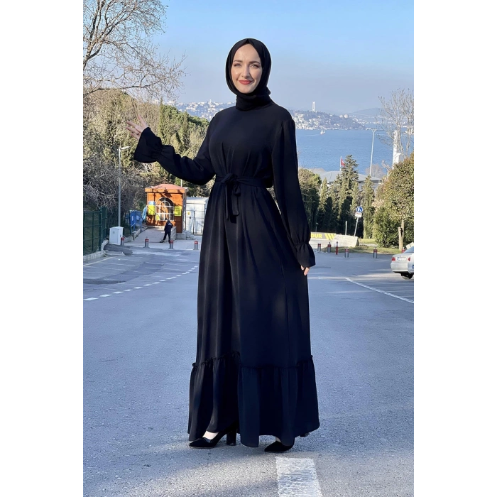 Moda Çizgi Tesettür Elbise