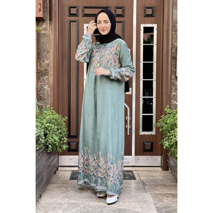 Moda Çizgi Tesettür Elbise